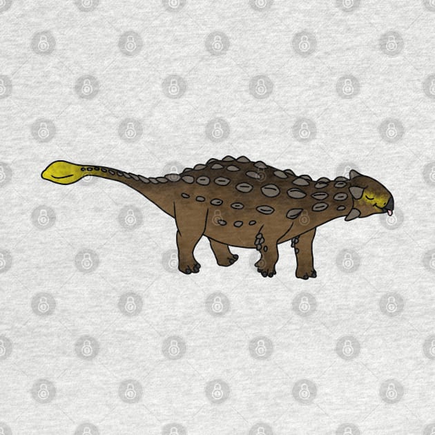 Cute Ankylosaurus by saradrawspaleo